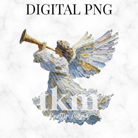 Painted Angel PNG