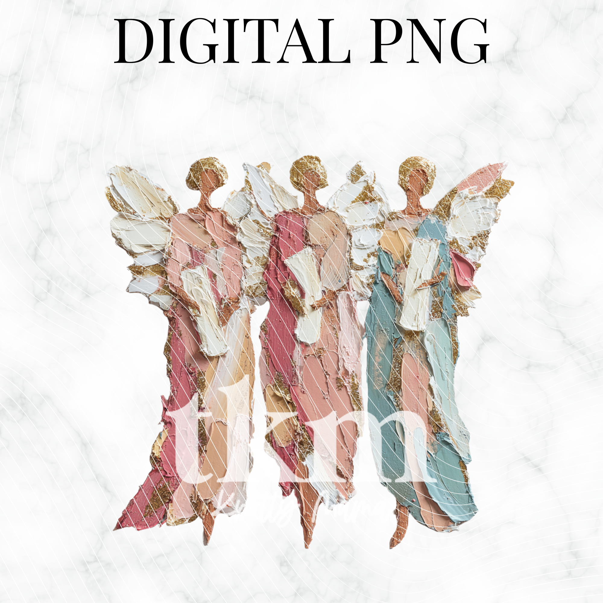 Painted Angels PNG