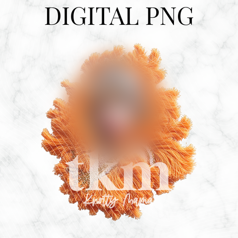 Plush Orange Show Girl PNG