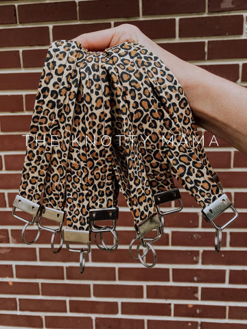 Leopard Keychain Wristlet
