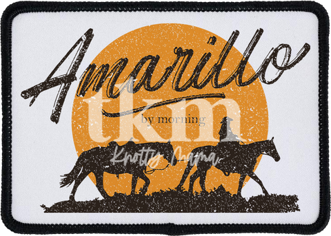 Amarillo By Morning Iron On Patch