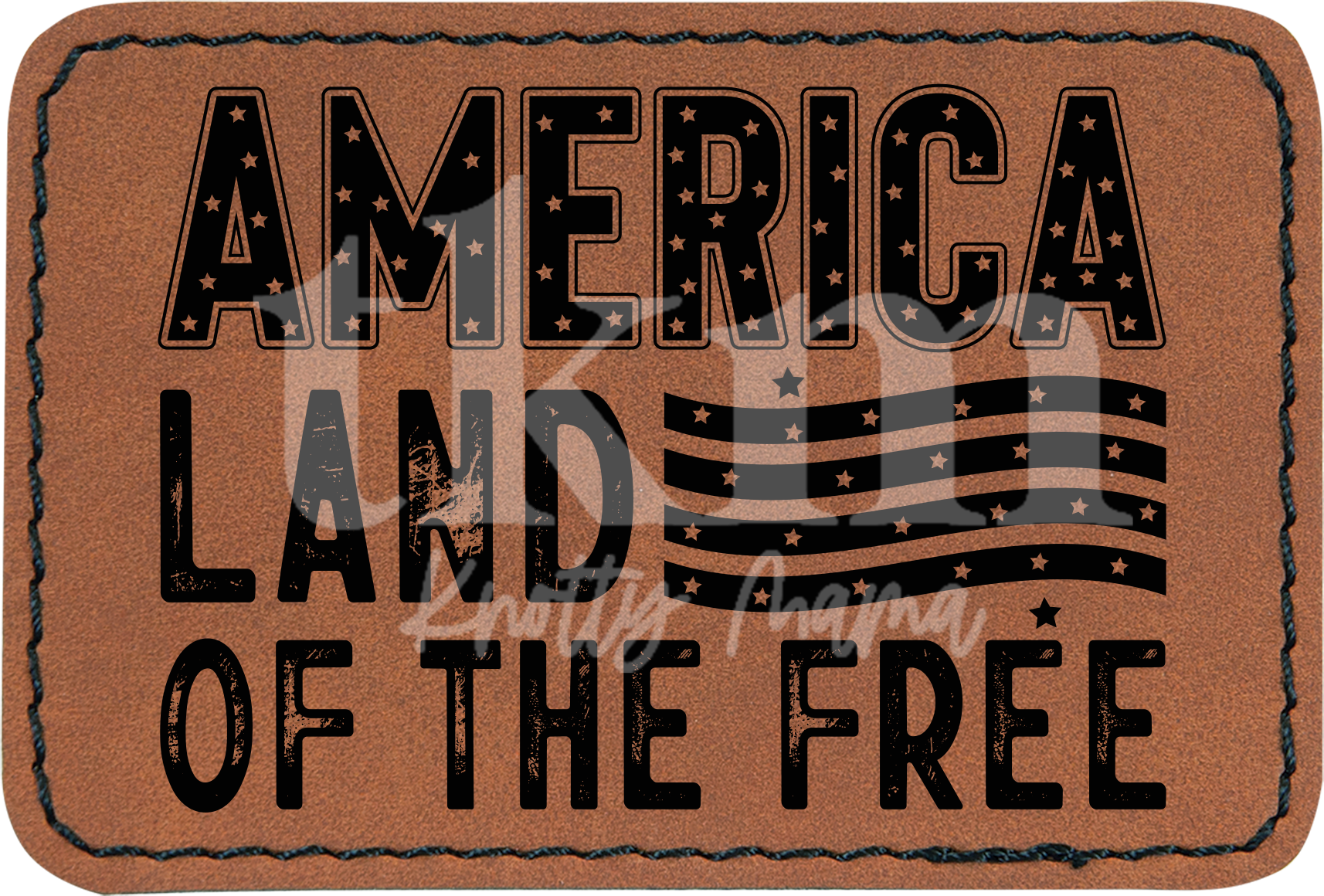 America Land Of The Free Patch
