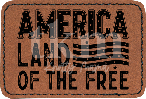 America Land Of The Free Patch