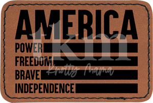 America Quote Patch