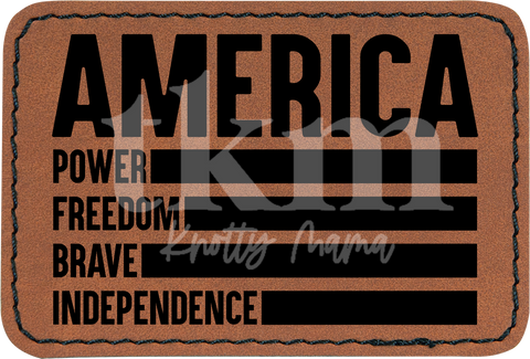 America Quote Patch