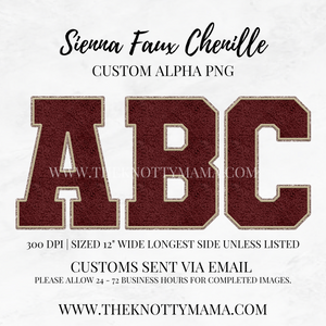 Sienna Faux Chenille Custom PNG