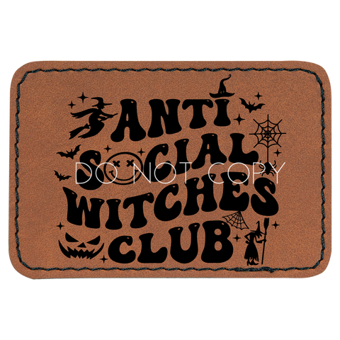 Antisocial Witches Club Patch
