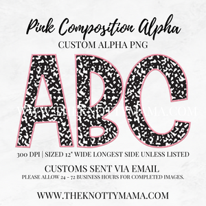 Pink Composition Alpha Custom PNG