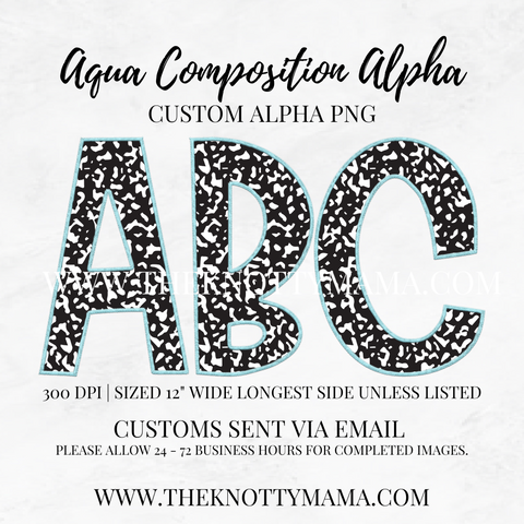 Aqua Composition Alpha Custom PNG