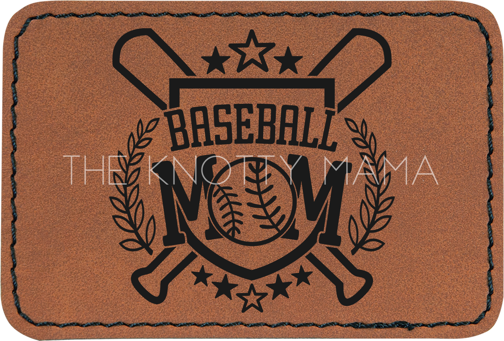 Baseball Mom League Patch