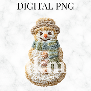 Plush Beach Snowman PNG