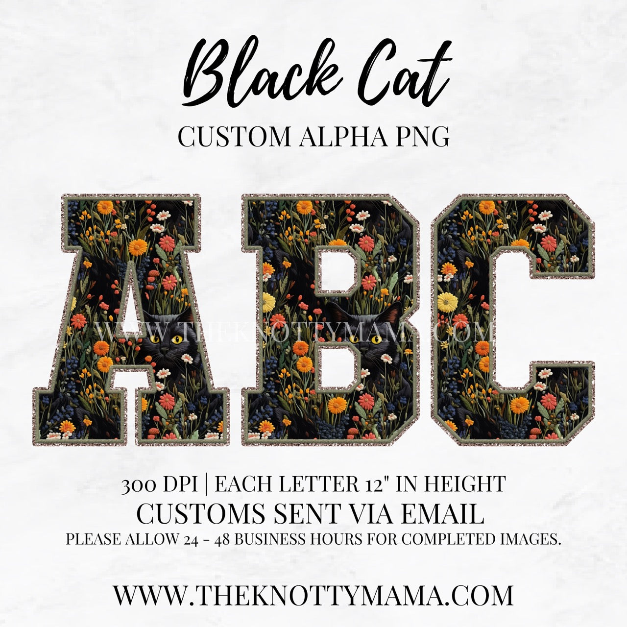 Black Cat Custom PNG