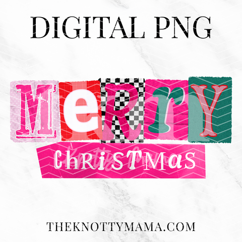 Bright Christmas Collage PNG