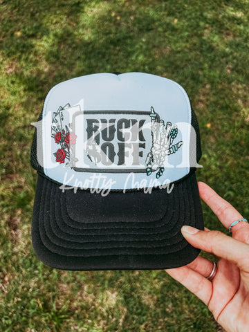 Buck Off Trucker Hat