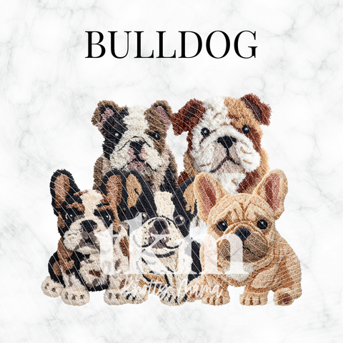 Bulldog PNG Bundle