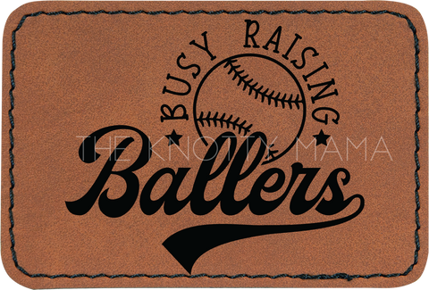 Busy Raising Ballers Softball/Baseball Patch