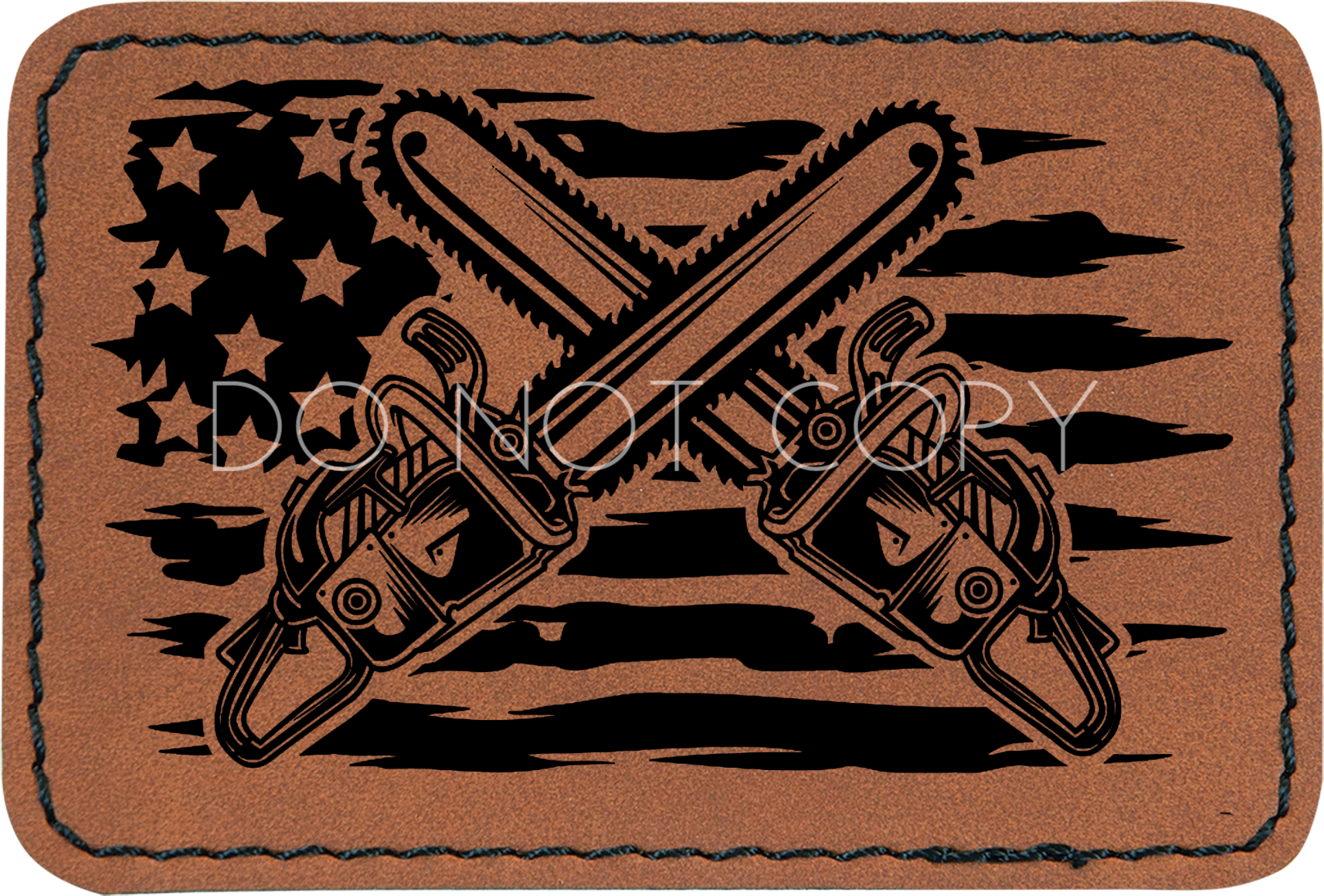Chainsaw Flag Patch