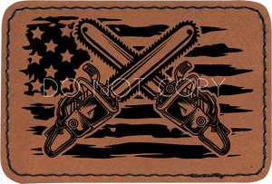 Chainsaw Flag Patch