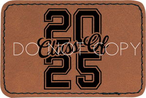 Class of 2025 Stacked Script Patch