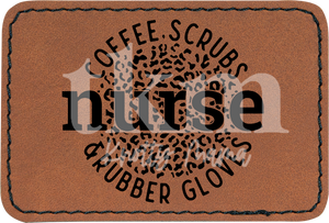 Coffee Scrubs Rubber Gloves Patch