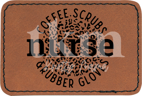 Coffee Scrubs Rubber Gloves Patch