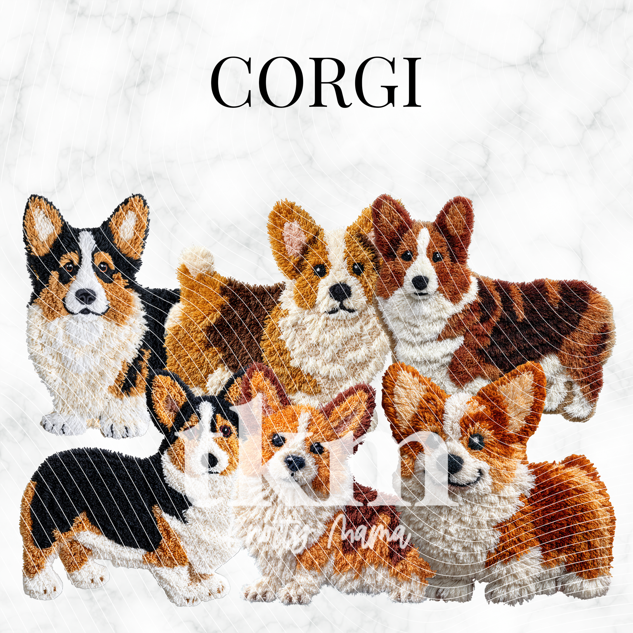 Corgi PNG Bundle