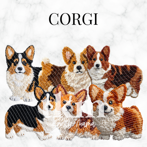 Corgi PNG Bundle