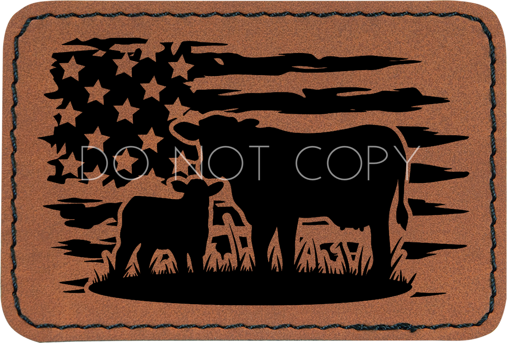 Cow Flag Patch