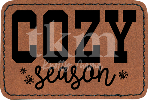 Cozy Season Snowflake Patch