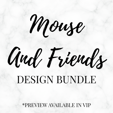 Mouse & Friends PNG Bundle