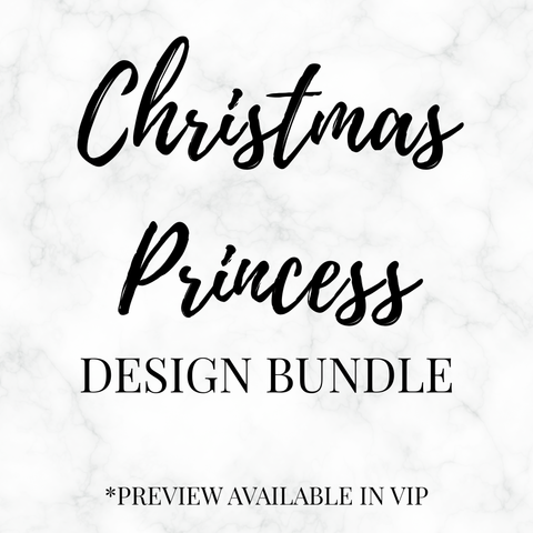 Christmas Princess PNG Bundle