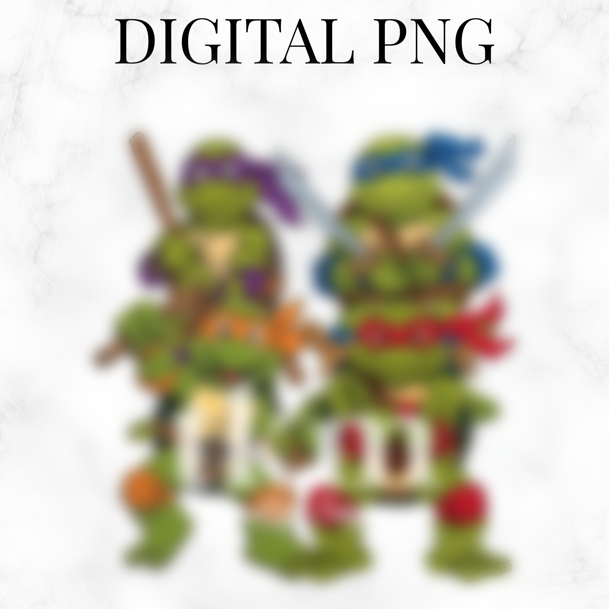 Plush Sewer Turtles PNG