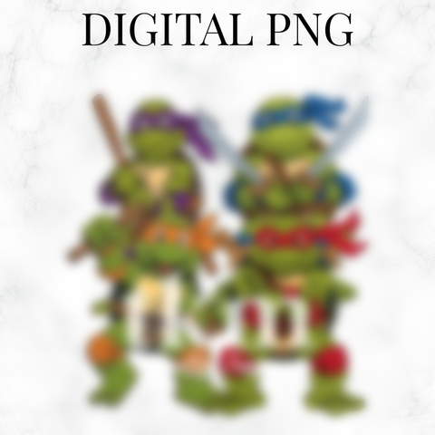Plush Sewer Turtles PNG