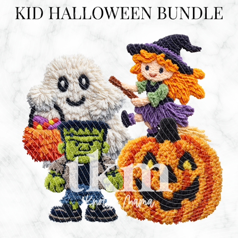 Kid Halloween Plush Bundle