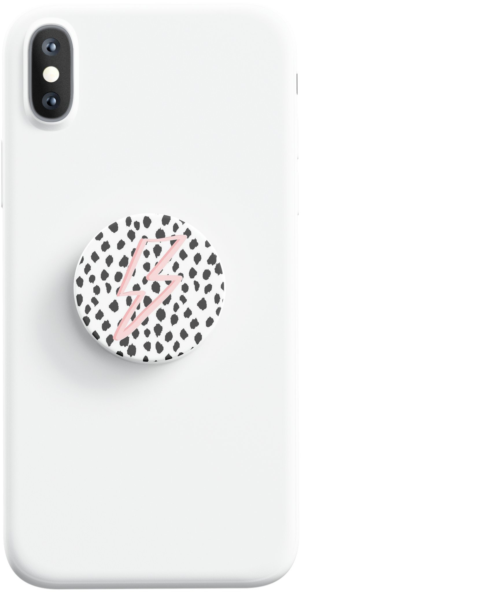 Dalmatian Lightning Outline Phone Grip