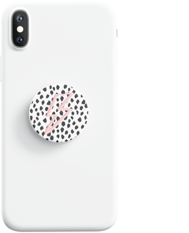 Dalmatian Lightning Outline Phone Grip
