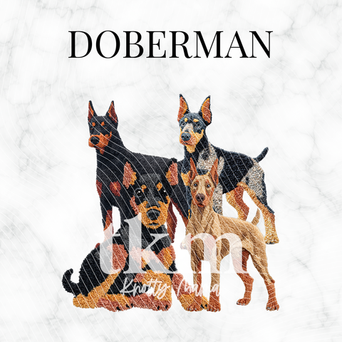 Doberman PNG Bundle