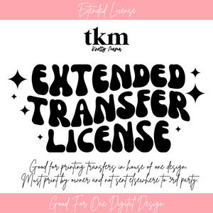 Annual Extended Transfer License (GOOD FOR ONE DESIGN)