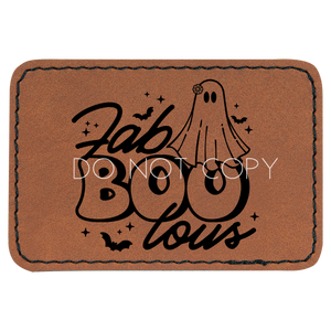 Fab-Boo-Lous Floral Ghost Patch