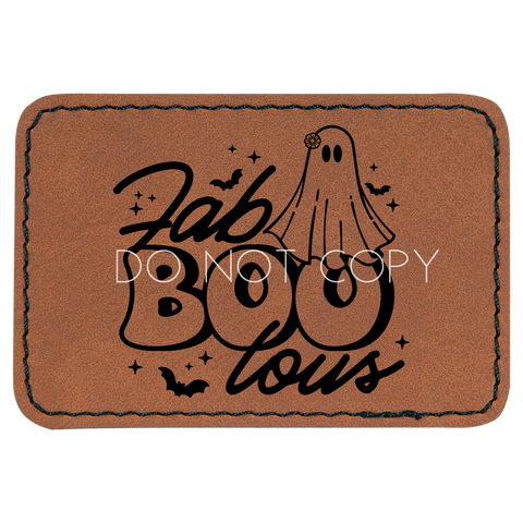 Fab-Boo-Lous Floral Ghost Patch