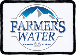 Farmers Water Iron On Patch