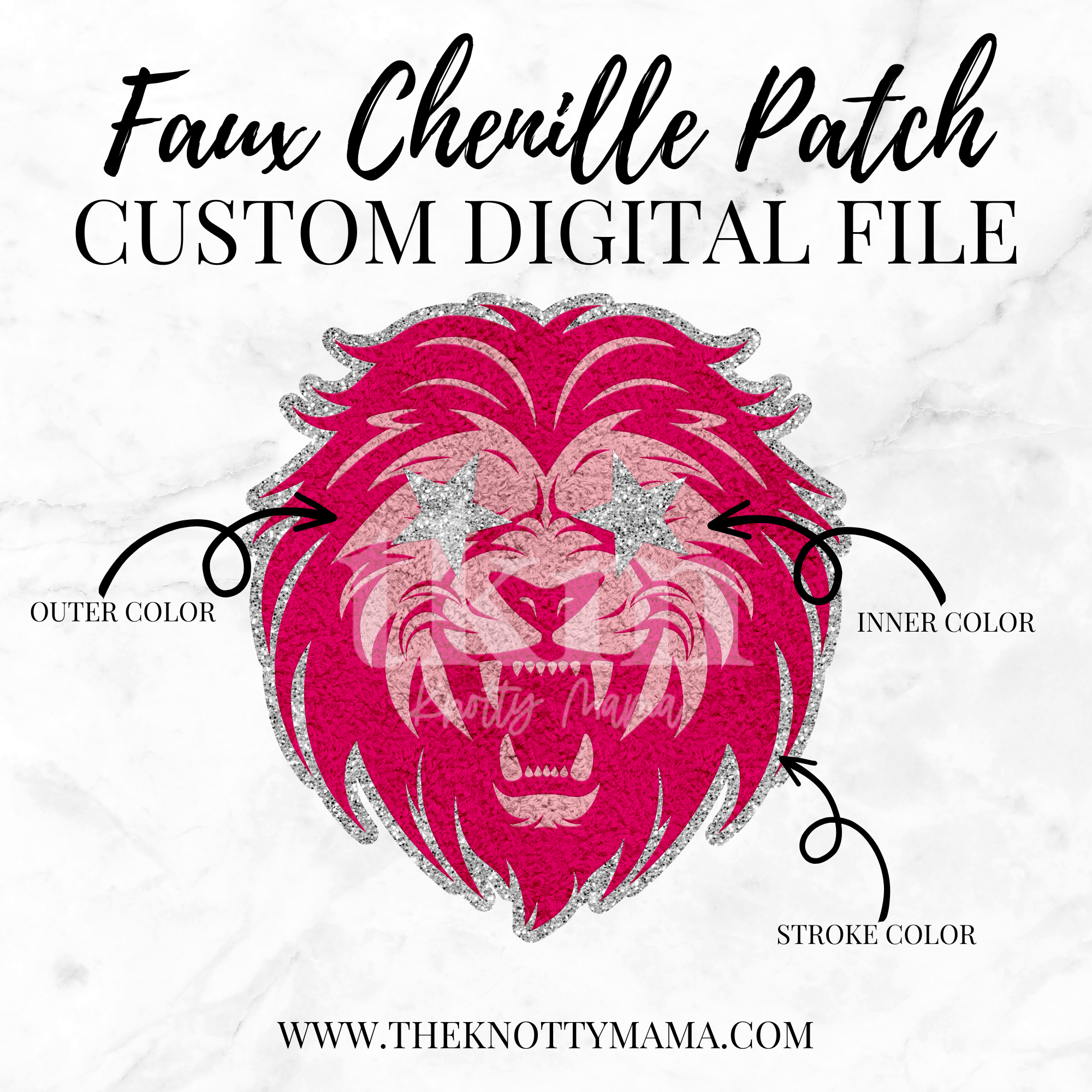 Custom Faux Chenille Mascot Recolor PNG (CURRENTLY LISTED MASCOTS ONLY. NOT CUSTOM EMAILS)