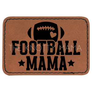 Varsity Football Mama Stacked Patch