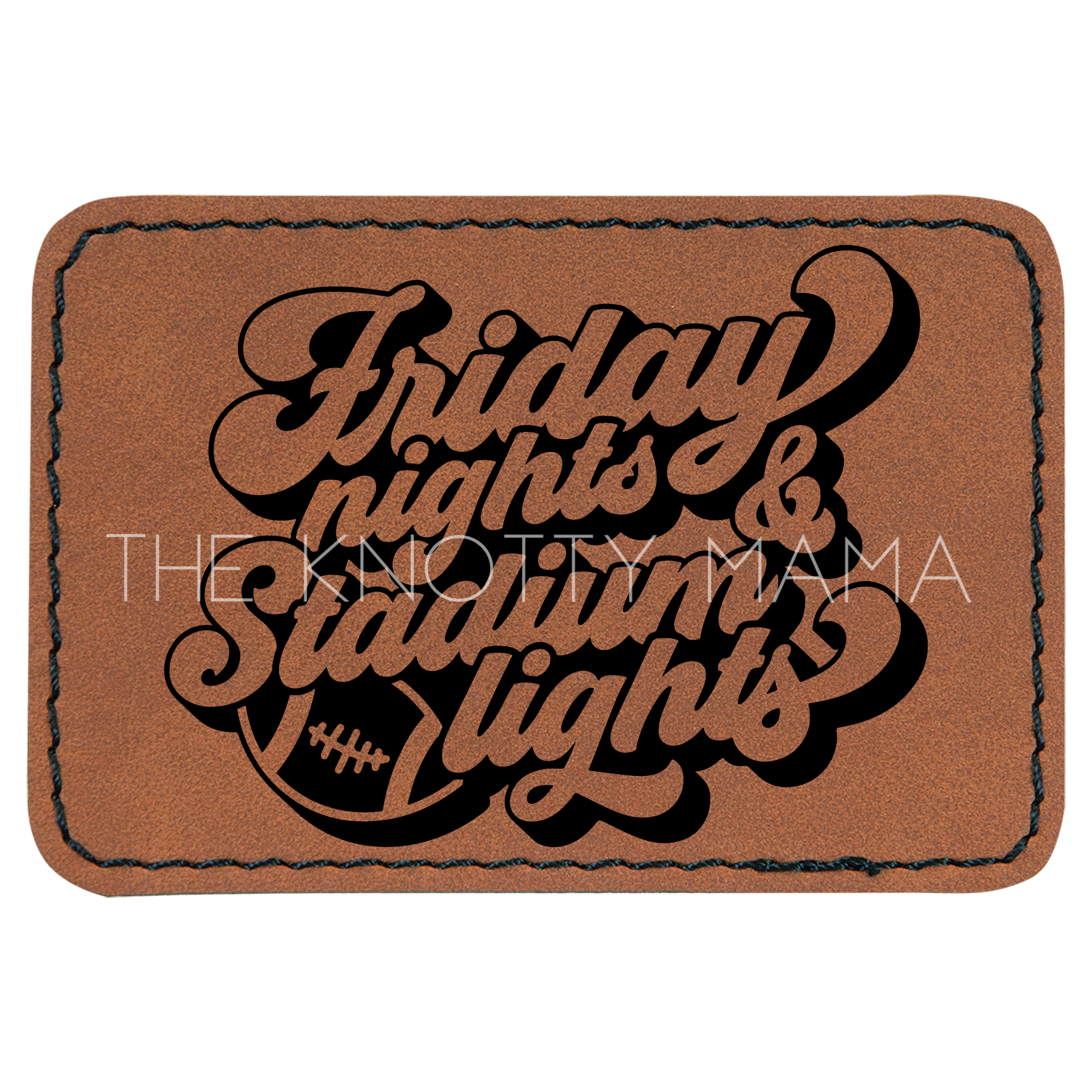Friday Nights And Stadium Lights Retro Patch