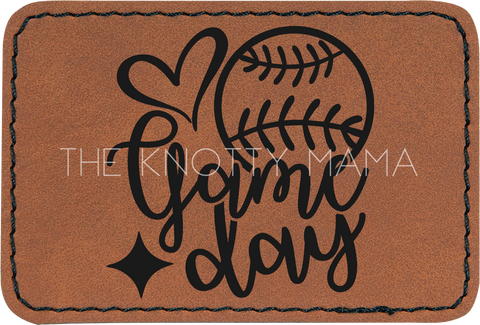 Baseball/Softball Game Day Patch
