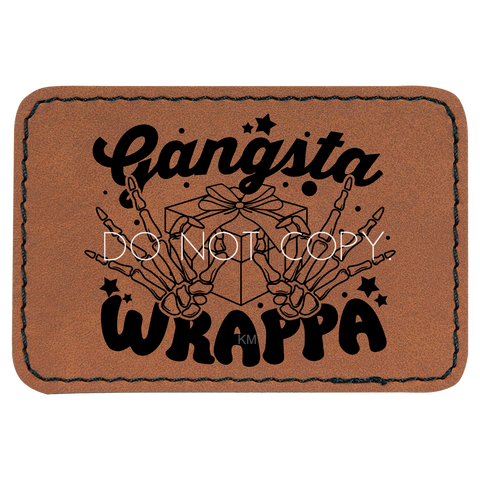 Gangsta Wrappa Patch
