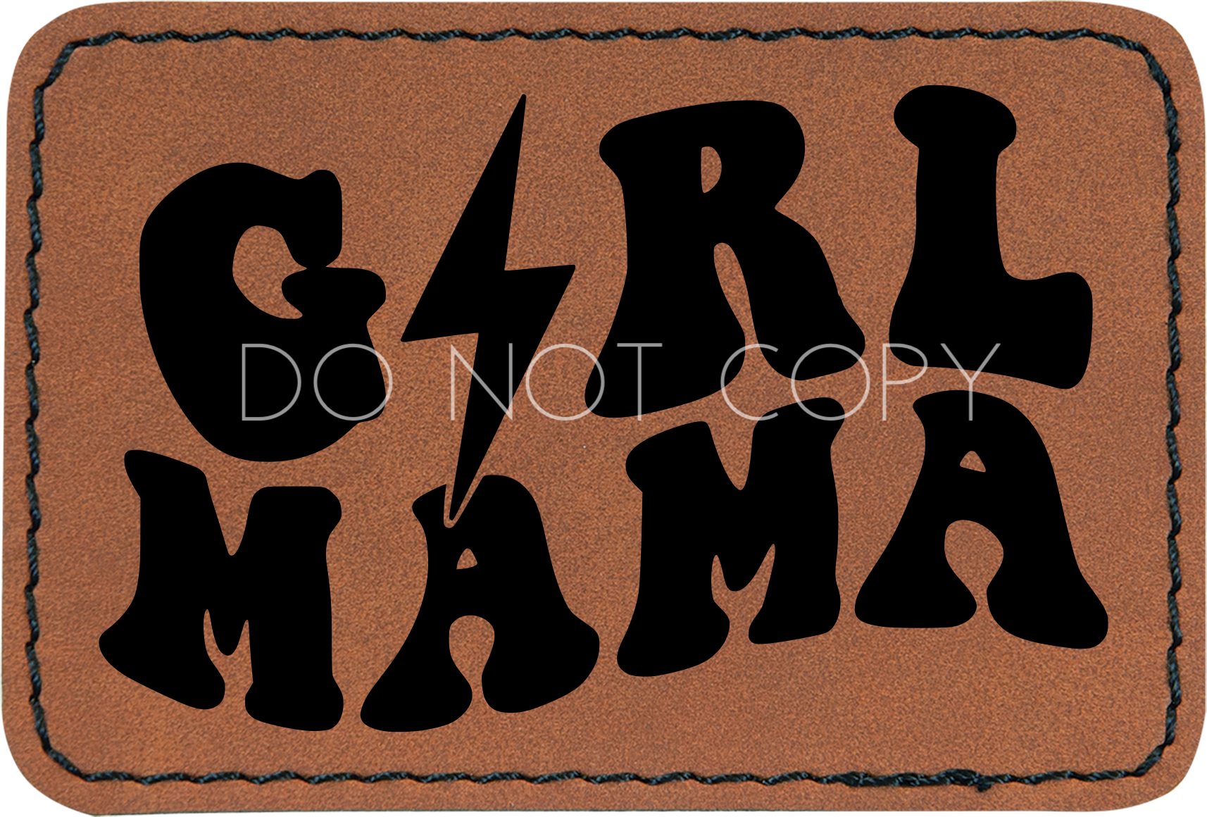 Girl Mama Lightning Patch