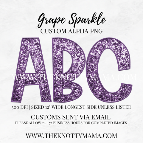 Grape Sparkle Custom PNG