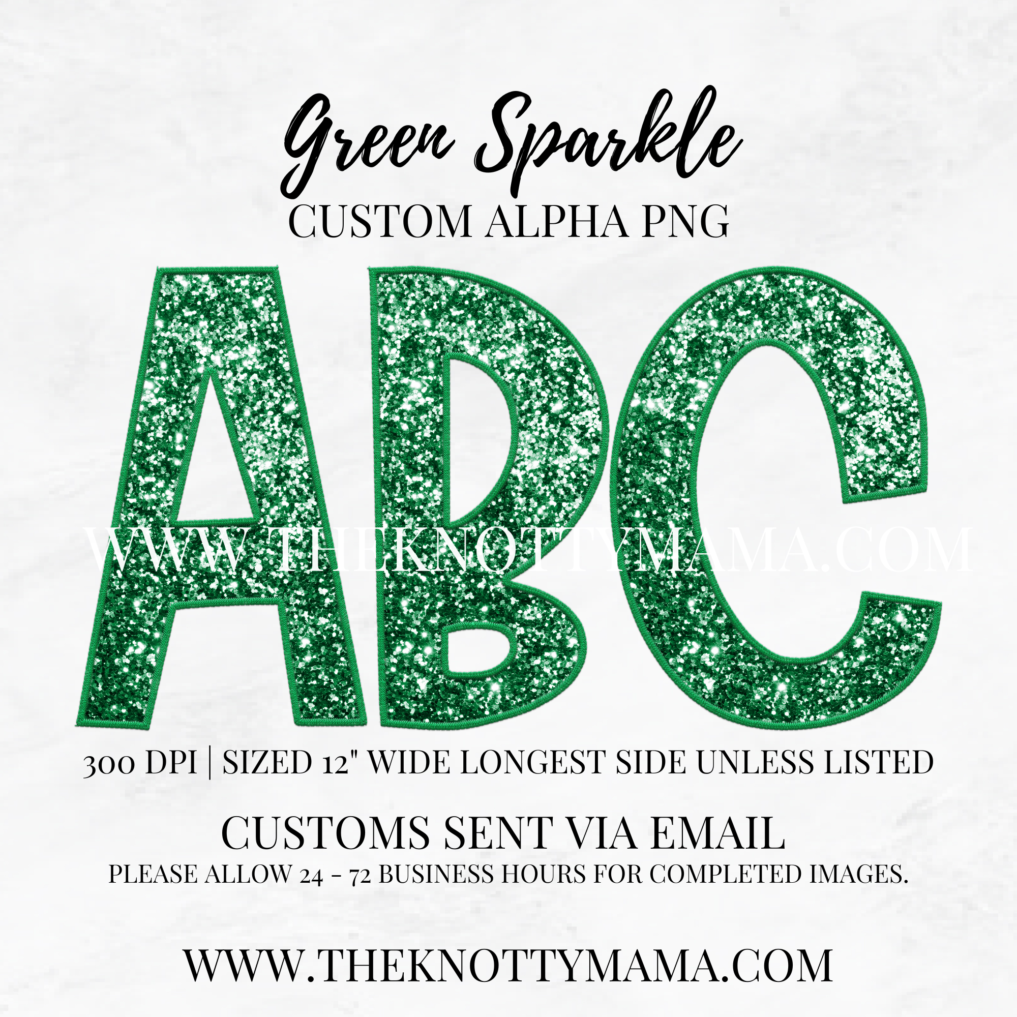 Green Sparkle Custom PNG