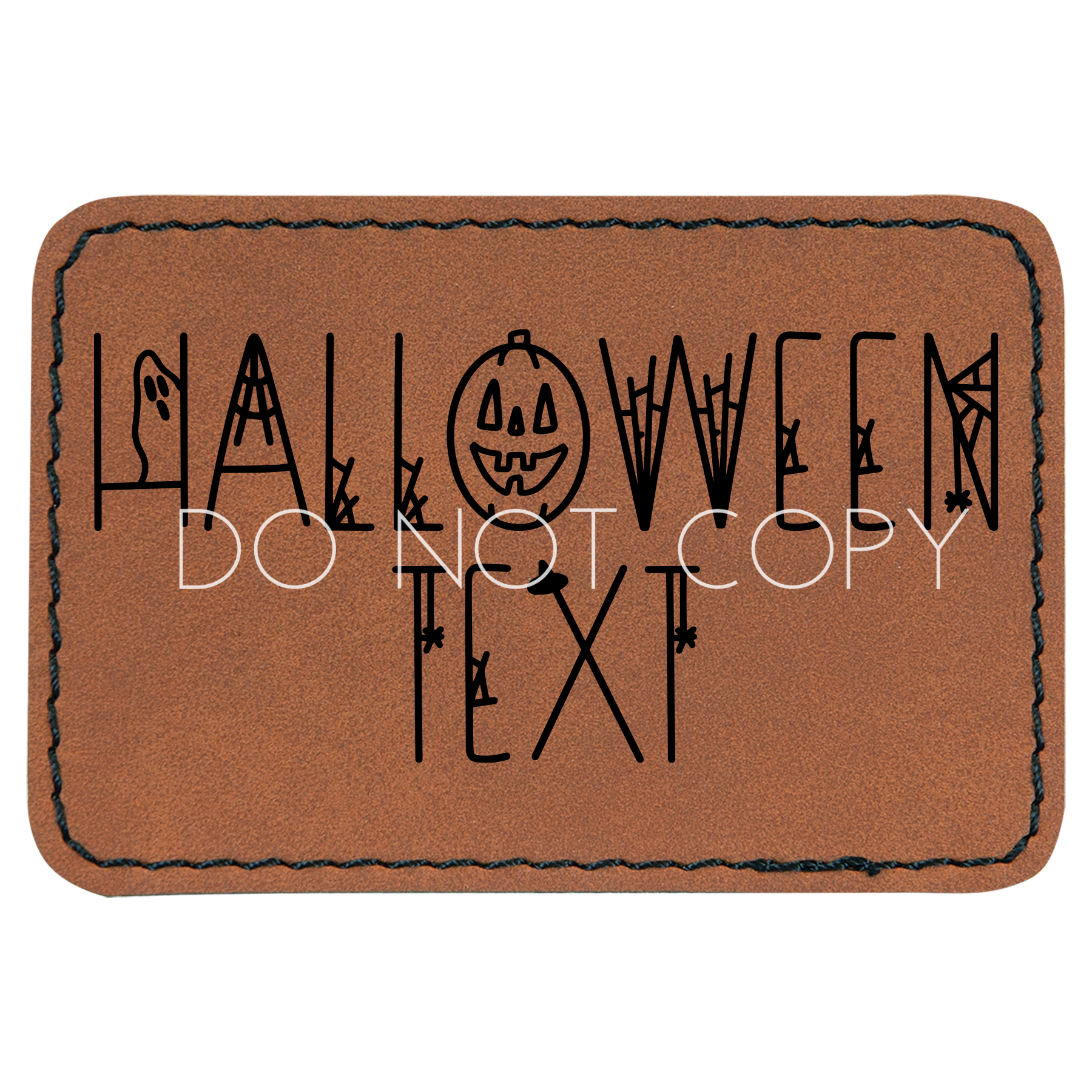 Halloween Font Custom Text Patch